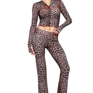 IAmGia Cheetah Blare Set BRAND NEW NEVER WORN
